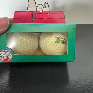 Peanuts Snoopy Joe Cool Golf Balls Set w/ Case New Charlie Brown Collectible